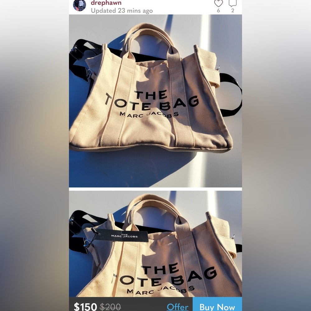 FYI Marc Jacobs Tote Bags ‼️‼️‼️‼️‼️‼️‼️ - Picture 16 of 16
